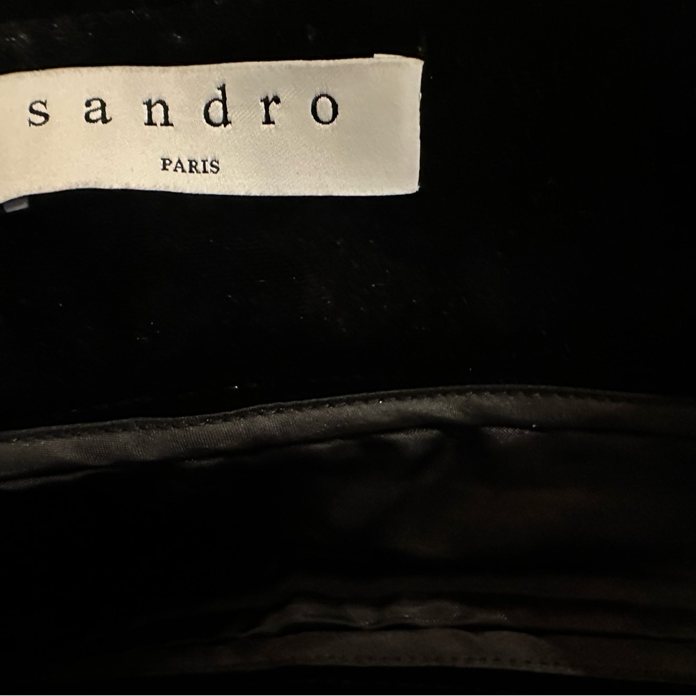 Sandro - Black Velvet - Mini Skirt - Size 1 - Picture 3 of 5